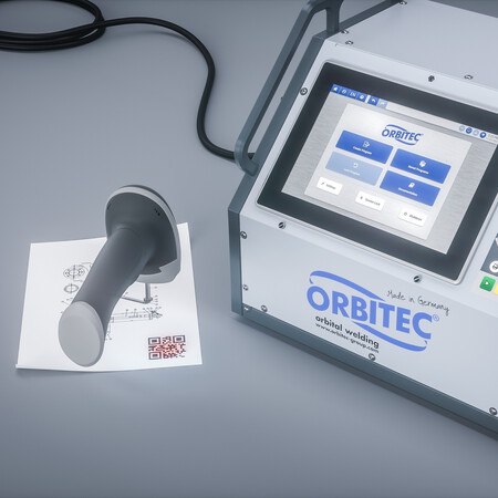 Sistema de Soldadura Orbital con Escáner de Códigos de Barras