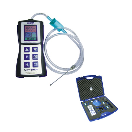 Oxy Smart oxygen analyser, including accessories